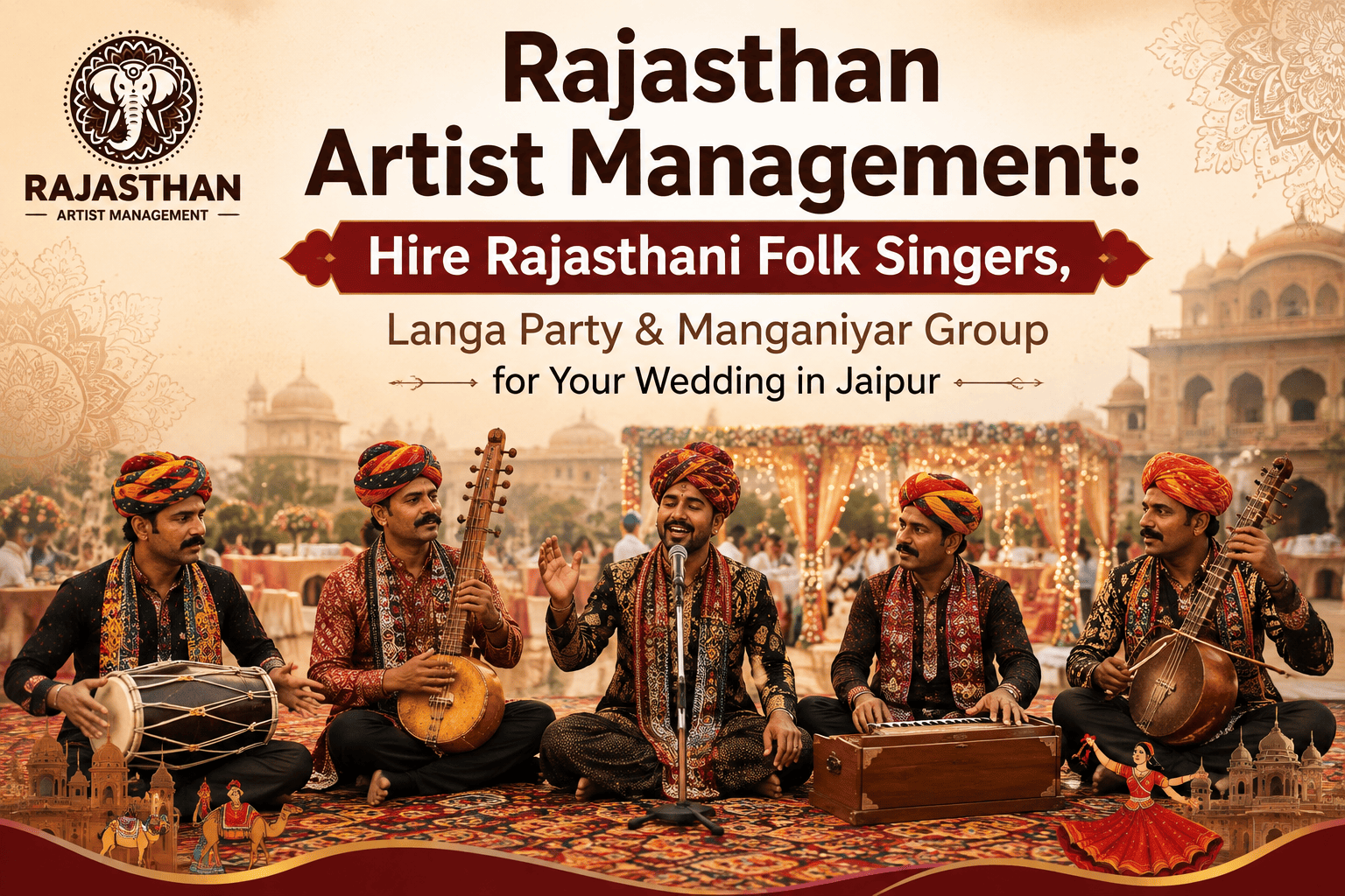 Hire Rajasthani Folk Singers, Langa Party & Manganiyar Group for Weddings in Jaipur
