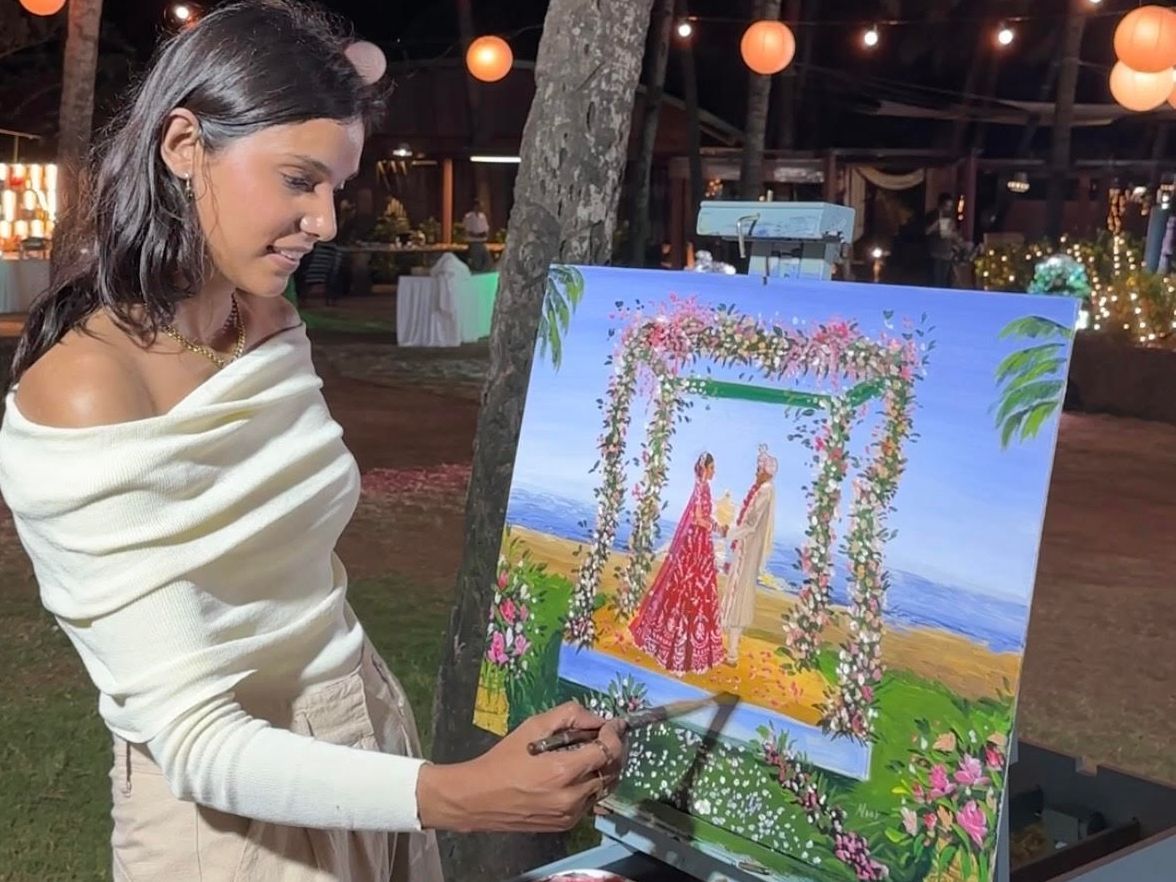 Wedding Live Painter