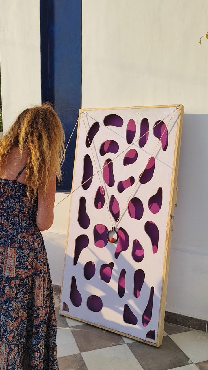 Wooden Wall Ball Maze Game on Rent