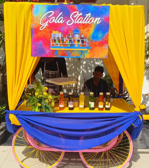 Ice Gola Stall for Wedding