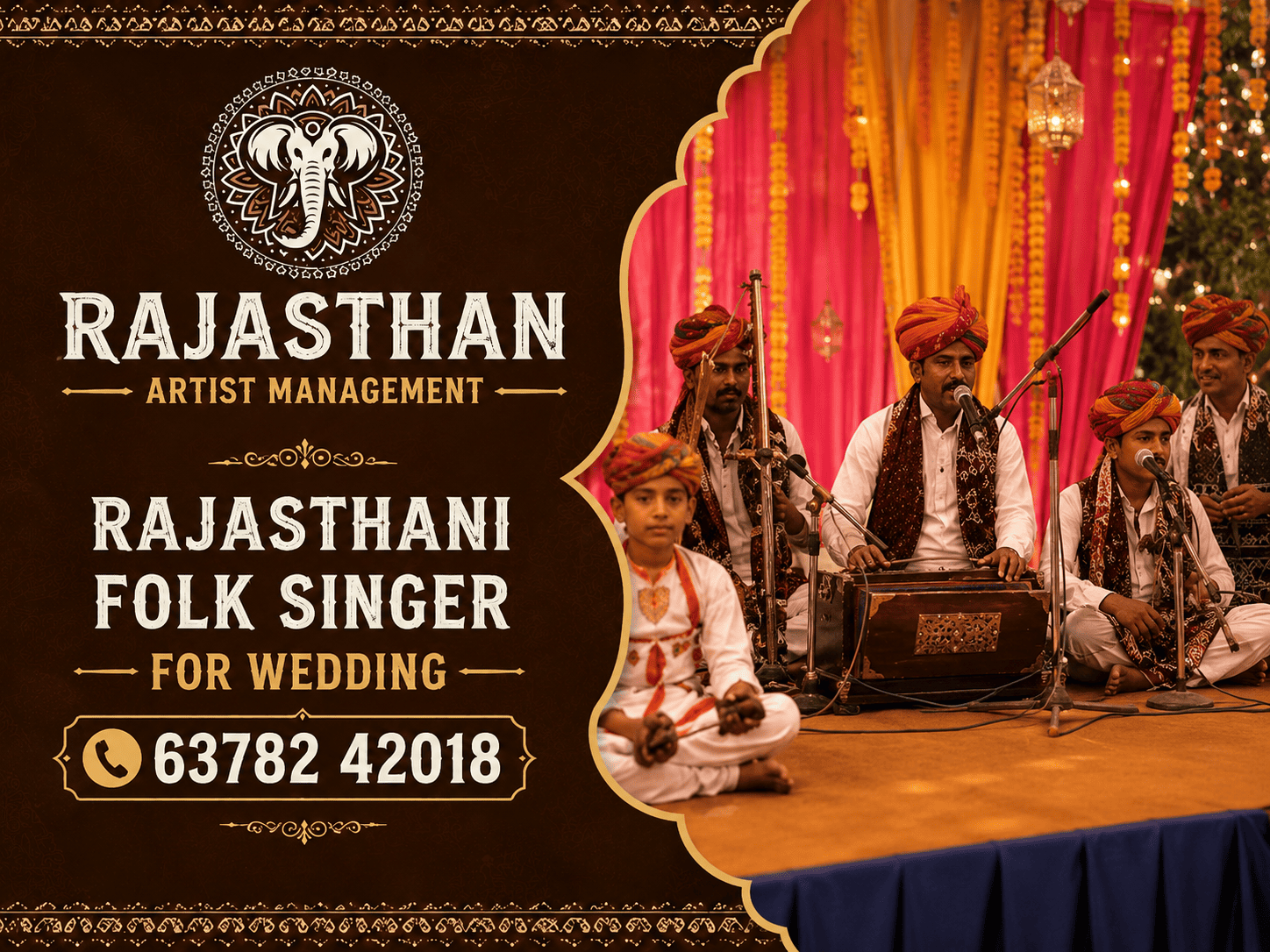 Harmonium & Dholak player for Weddings & Functions