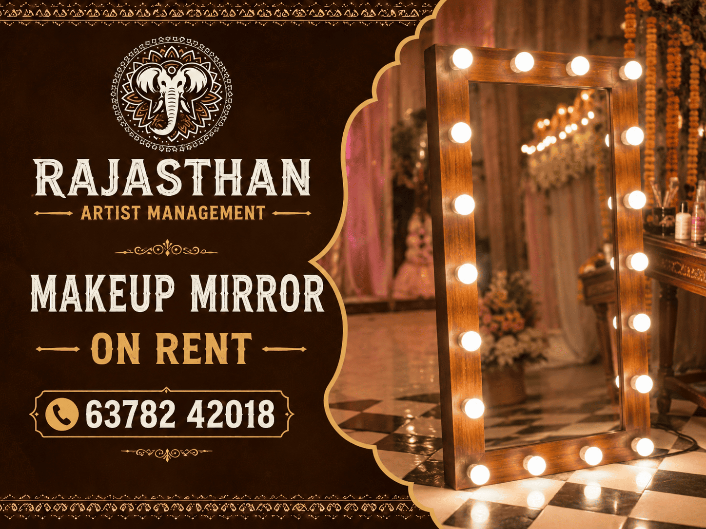 Makeup Mirror on Rent