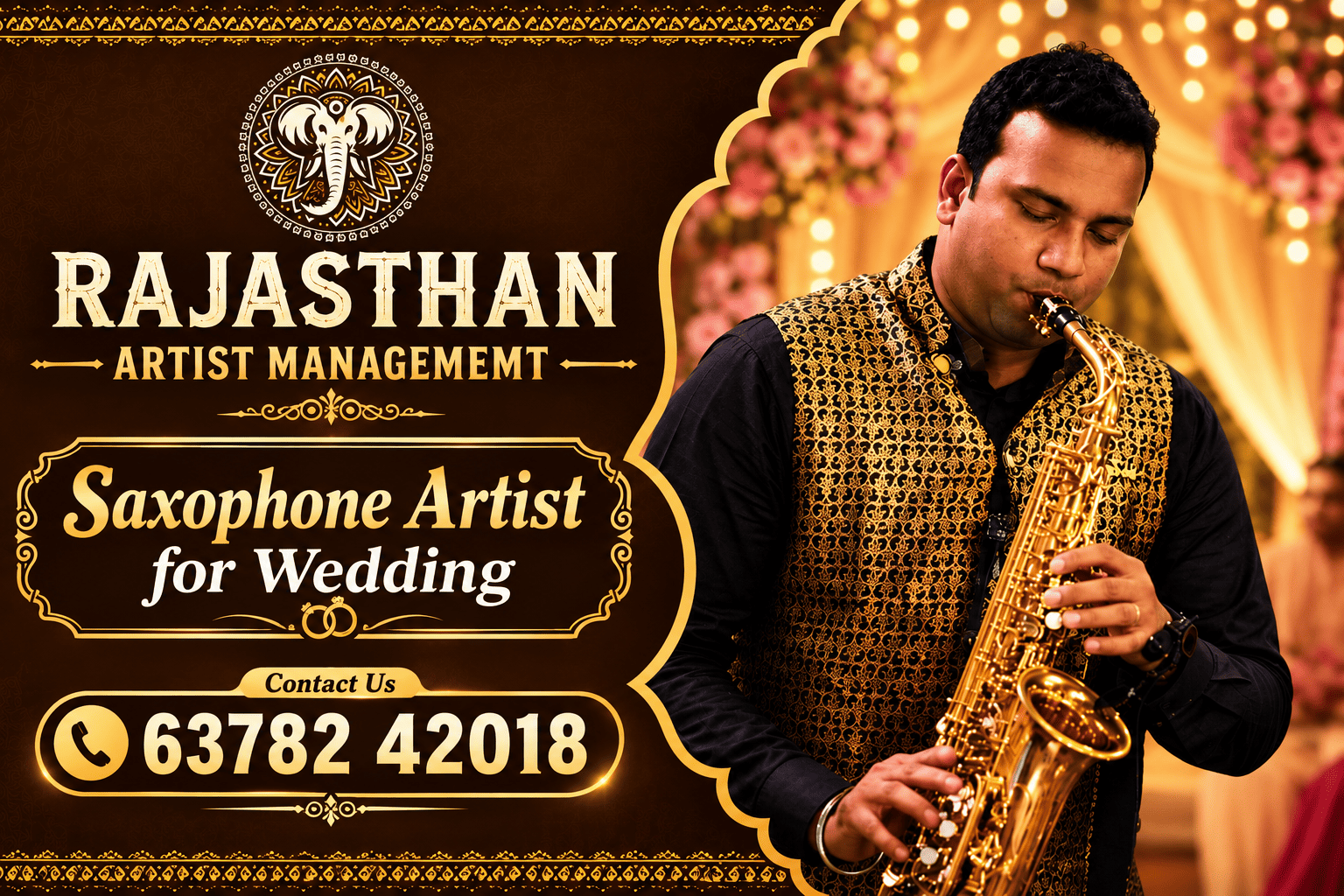 Saxophone Player for Event