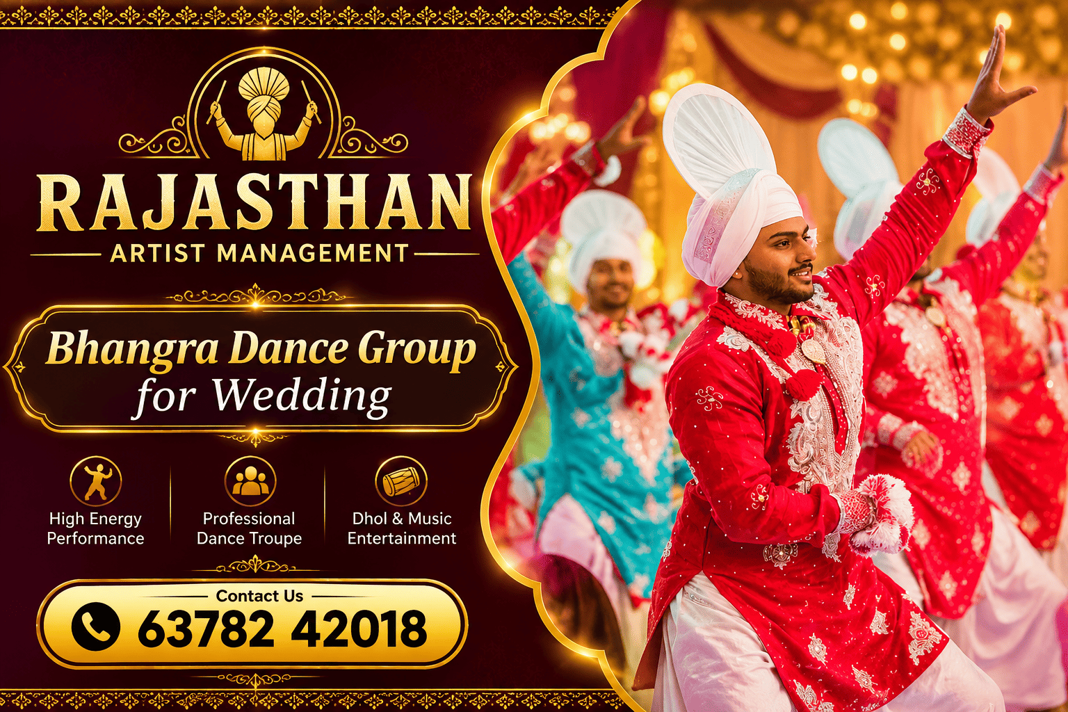 Bhangra Dance Group for Wedding