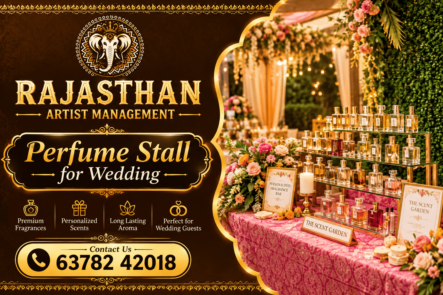 Perfume Stall for Wedding