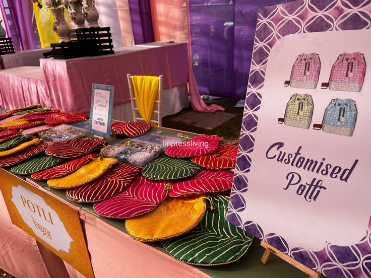 Potli Stall for Wedding