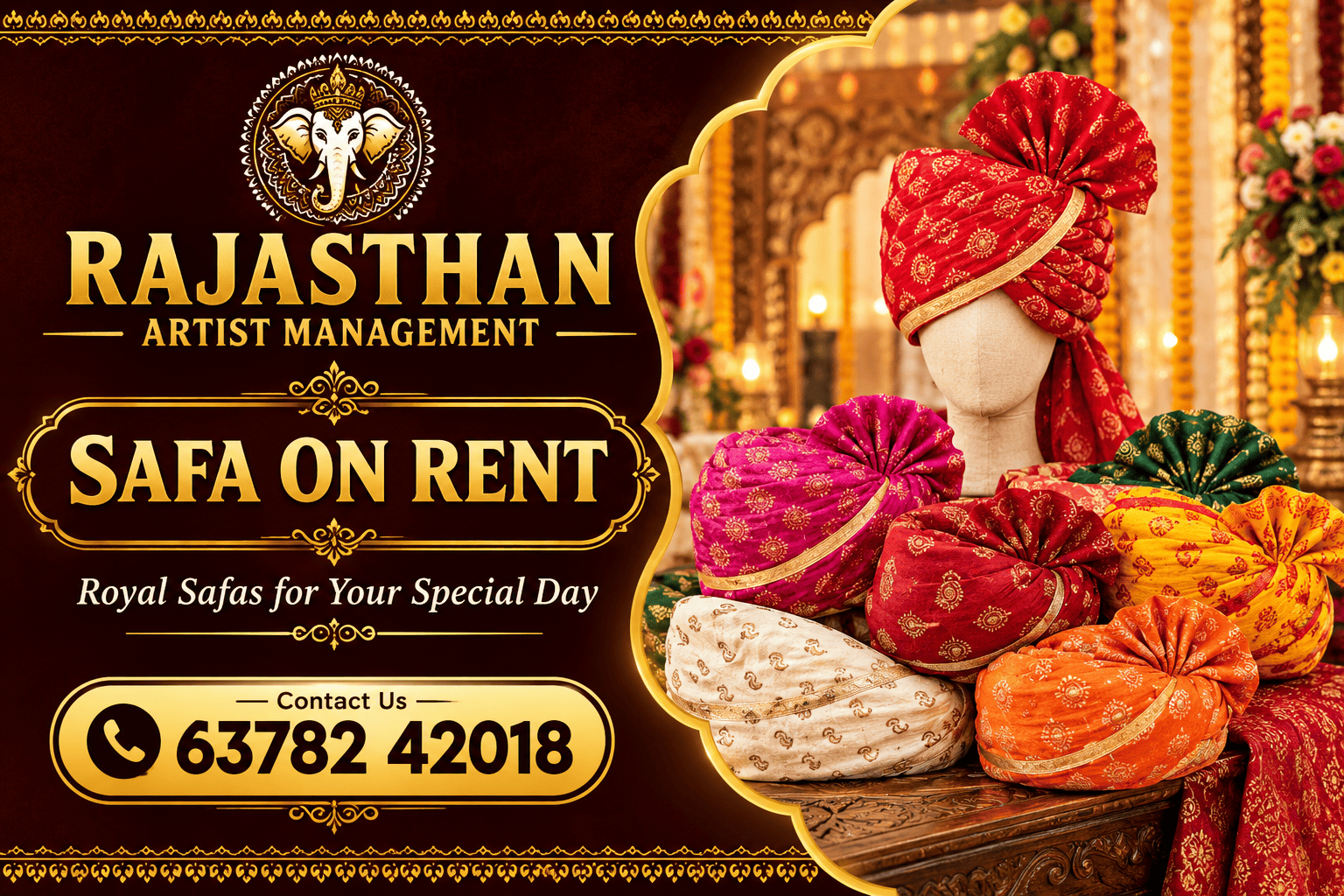 Safa on Rent in Udaipur