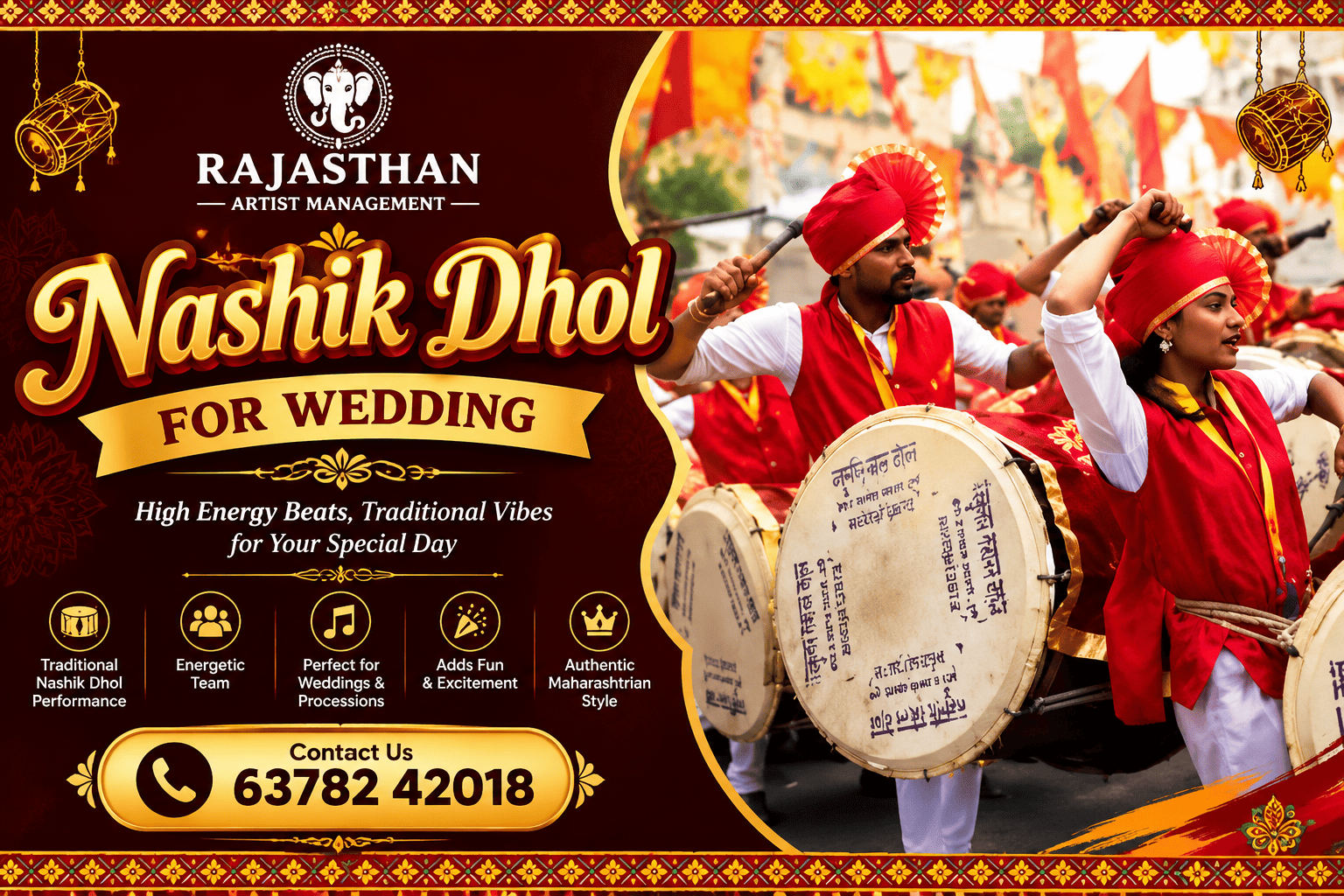 Nasik Dhol For Wedding